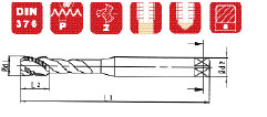 DIN 376 / C  Helisli Makine Kılavuzları